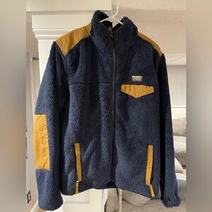 Men’s LL Bean zip up fleece jacket